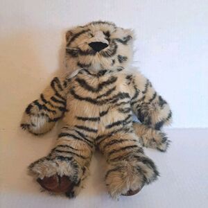 Vintage North American Bear Wild Cat 1986 Tiger Stripes Plush Stuffed Animal Toy